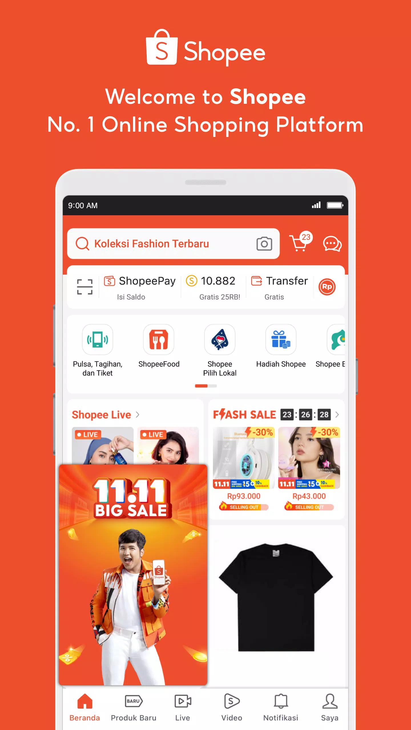 Shopee 11.11 Ảnh chụp màn hình 0