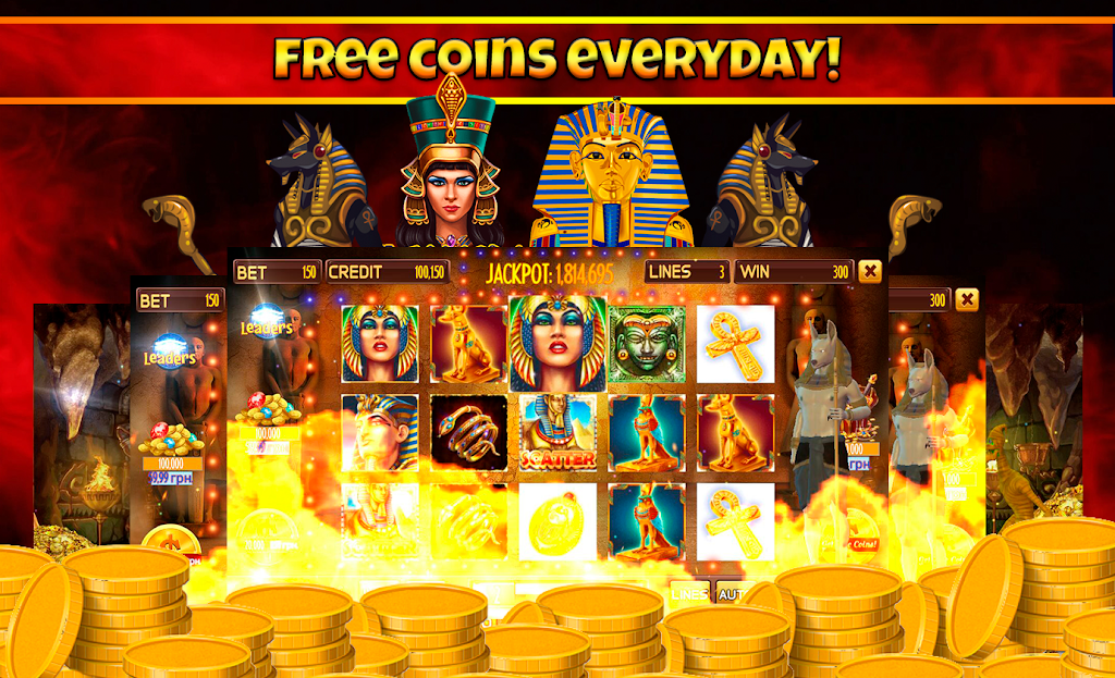 Slots - Pharaoh's Secrets 螢幕截圖 2