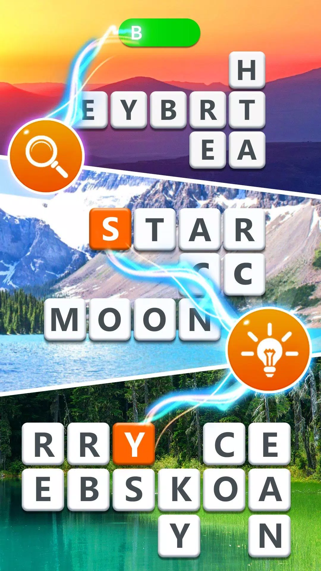 Word Blocks Puzzle - Jeux de m Capture d'écran 3