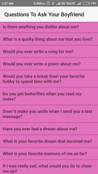 Questions To Ask Your Boyfrien应用截图第0张