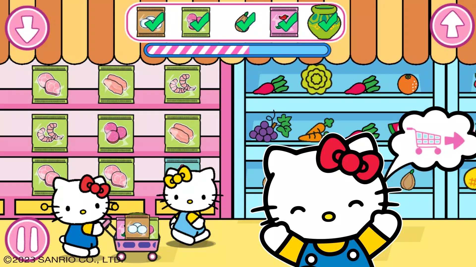 Hello Kitty: Kids Supermarket Tangkapan skrin 1