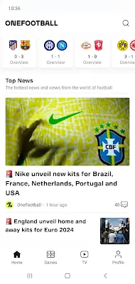 OneFootball - Football News ภาพหน้าจอ 0