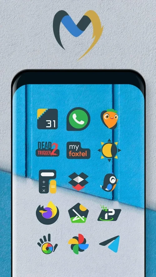 Material UI Dark Icon Pack Tangkapan skrin 0