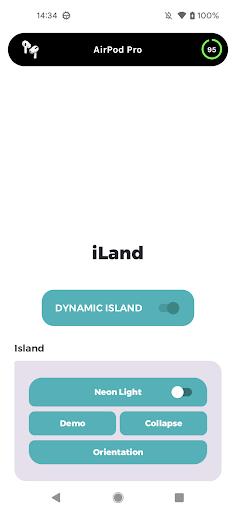 Dynamic notch iOS 16 - iLand Schermafbeelding 0