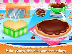 Schermata Sweet unicorn cake bakery chef 2