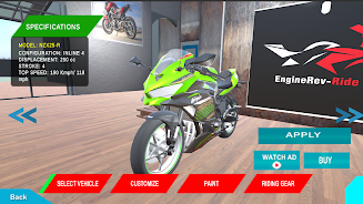 EngineRev-Ride ภาพหน้าจอ 0