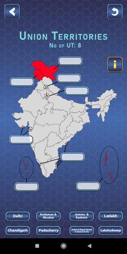 India Mapper-(India Map Game) Captura de pantalla 2