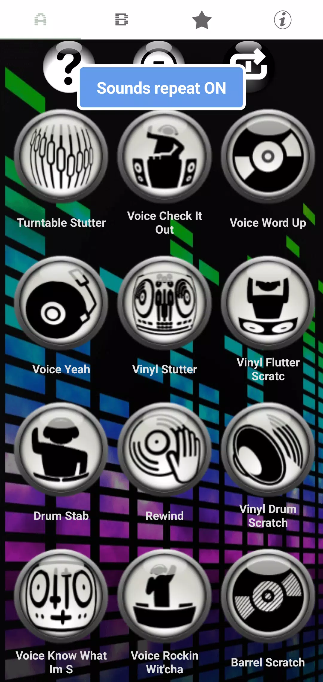 Schermata DJ Sounds and Ringtones 2