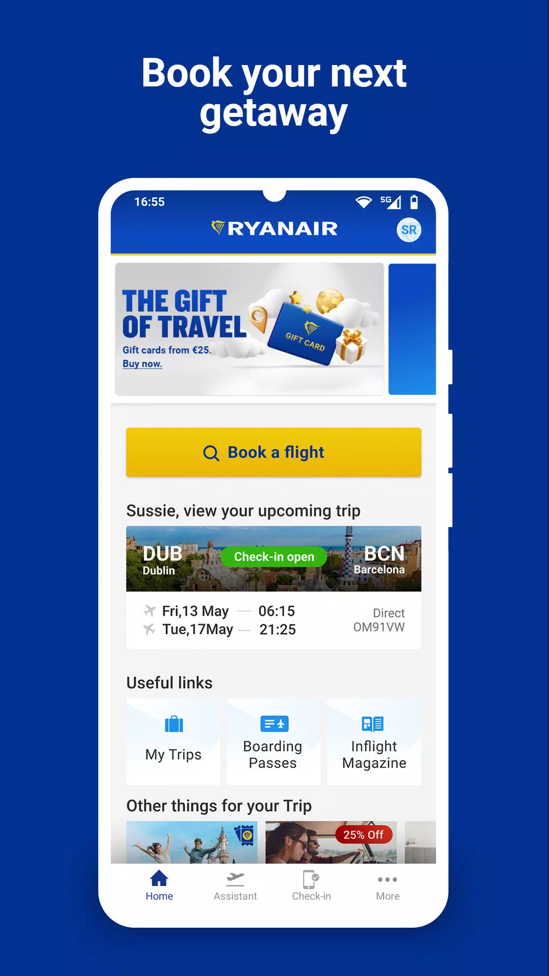 Ryanair Ekran Görüntüsü 0