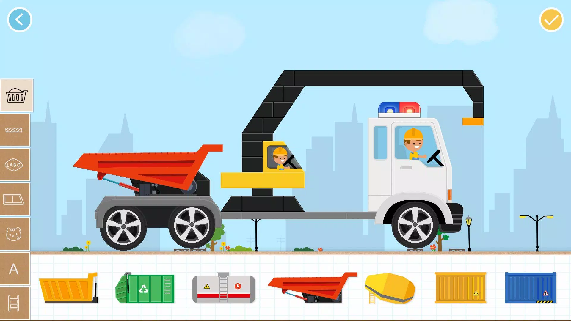 Labo Brick Car 2 Game for Kids ภาพหน้าจอ 0