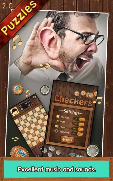 Thai Checkers - Genius Puzzle Screenshot 1