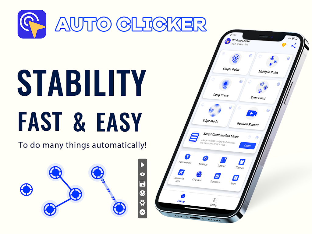 Auto Clicker-Automatic Tap Pro Ekran Görüntüsü 0