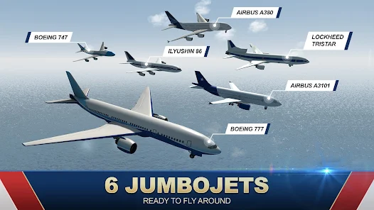 Jumbo Jet Flight Simulator スクリーンショット 1