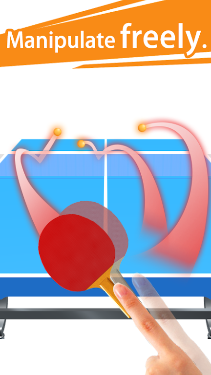 Table Tennis 3D Ping Pong Game ဖန်သားပြင်ဓာတ်ပုံ 1