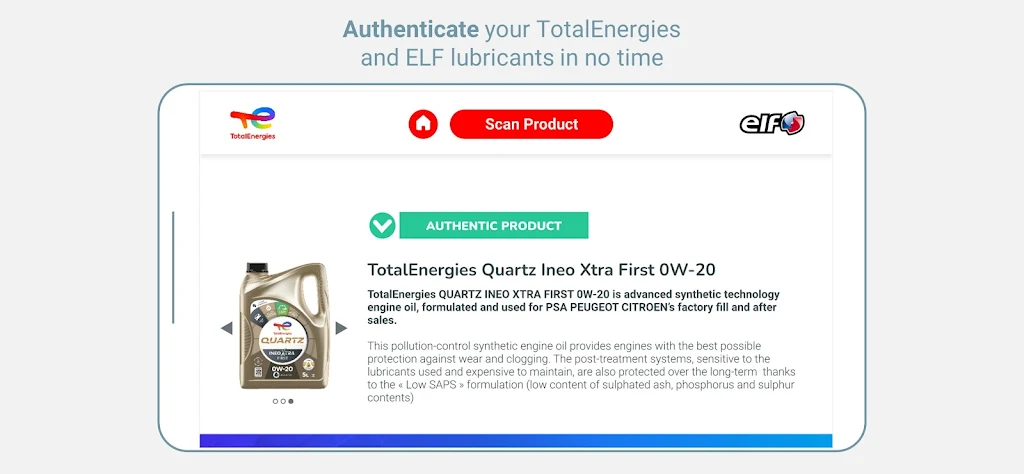 Scan TotalEnergies Schermafbeelding 3