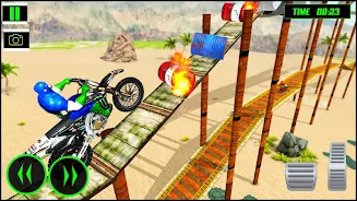 Bike Games Stunts: Spider Hero Captura de pantalla 2