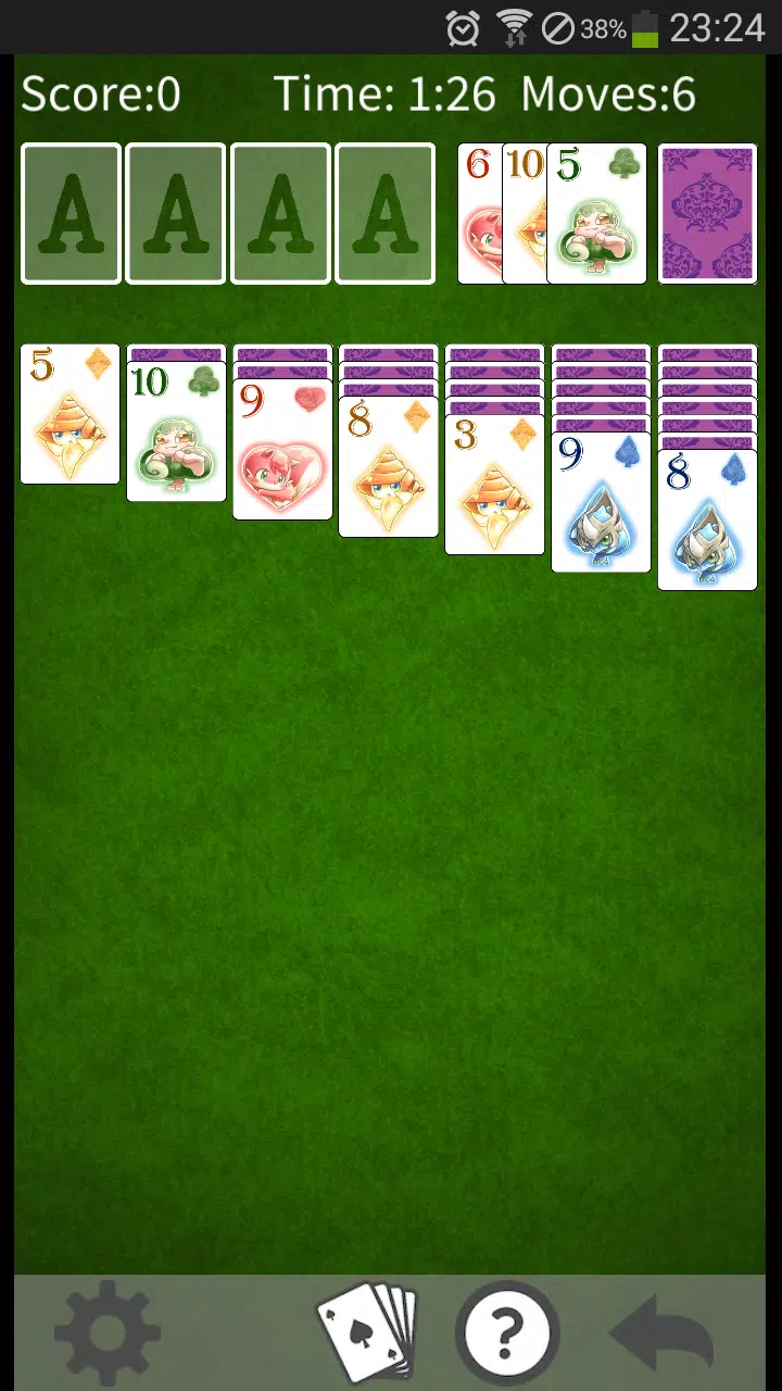 Solitaire Monsters ဖန်သားပြင်ဓာတ်ပုံ 0