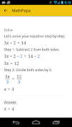 MathPapa - Algebra Calculator Capture d'écran 0