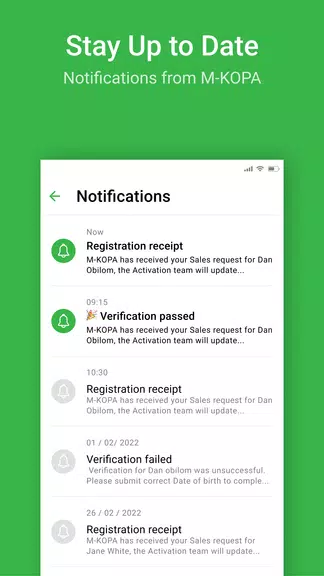 M-KOPA Sales Captura de pantalla 1