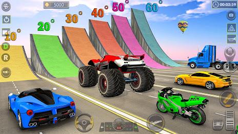 Superhero Game: Ramp Car Stunt 螢幕截圖 2