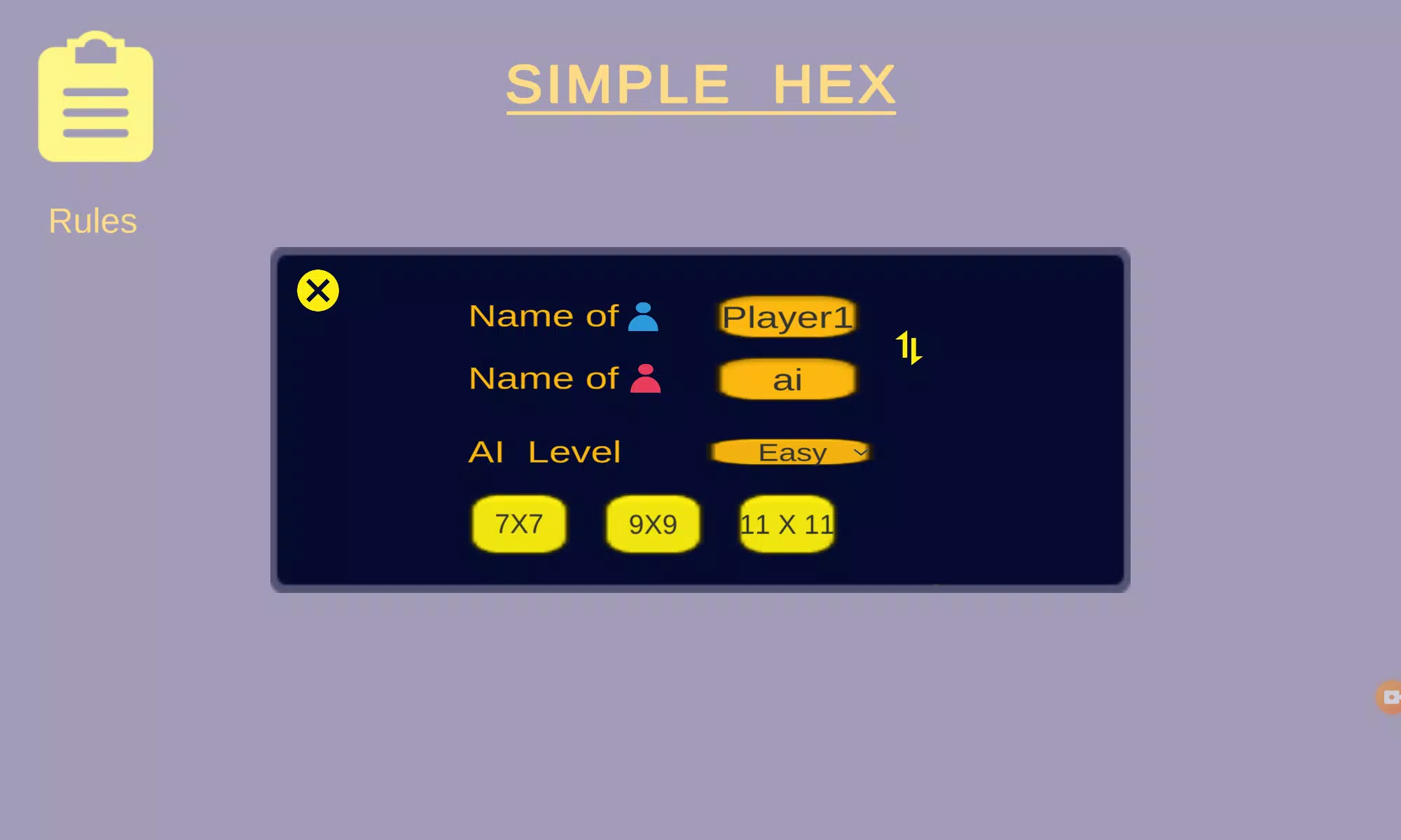 Simple Hex スクリーンショット 1