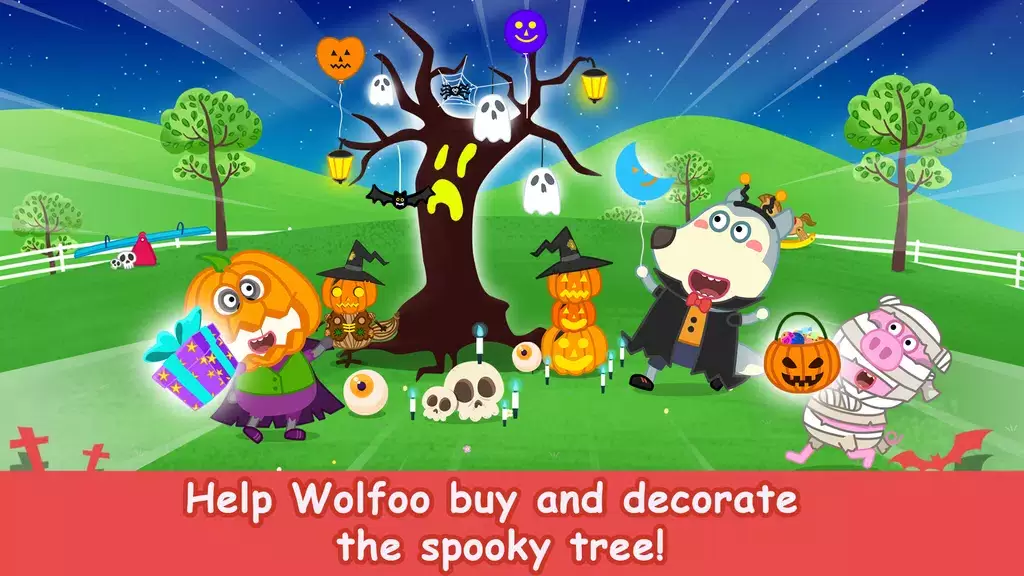 Wolfoo School Halloween Night应用截图第3张