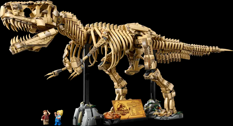 LEGO Dinosaur Fossils: Tyrannosaurus Rex Skeleton Model Unveiled After 68 Million Years