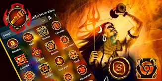 Lord Shiva Launcher Theme 螢幕截圖 2