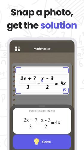 MathMaster: Math Solver & Help 스크린샷 0