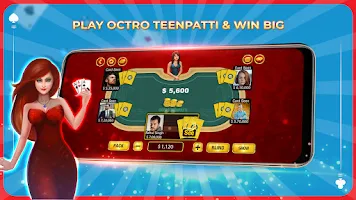 Teen Patti Octro Poker & Rummy Tangkapan skrin 1