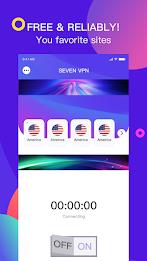 Seven VPN Ảnh chụp màn hình 1