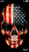 Skull Lock Screen Captura de pantalla 1