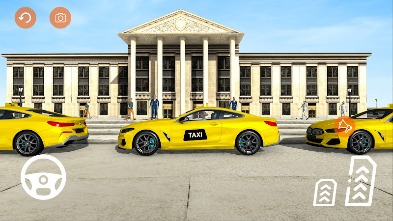 Grand Taxi simulator 3D game 스크린샷 1