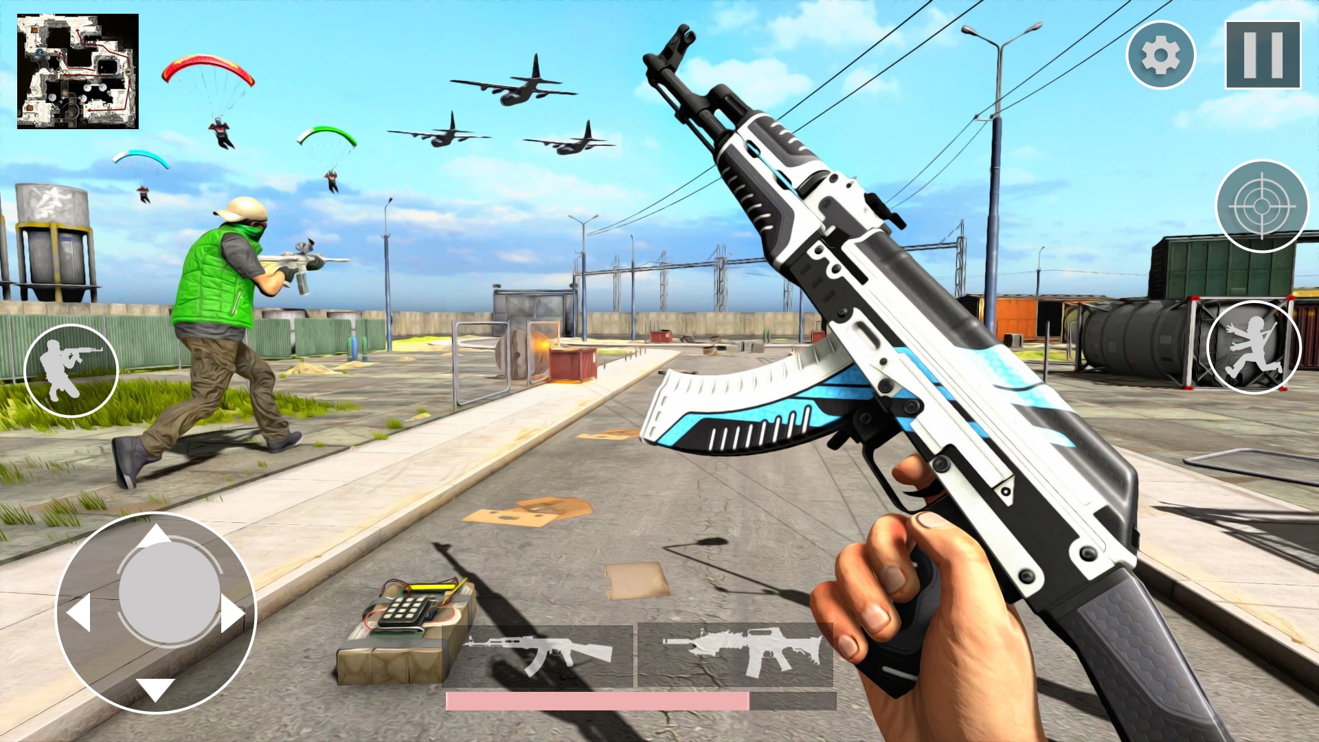 Fire Game: Gun Games 3D Battle Screenshot 1