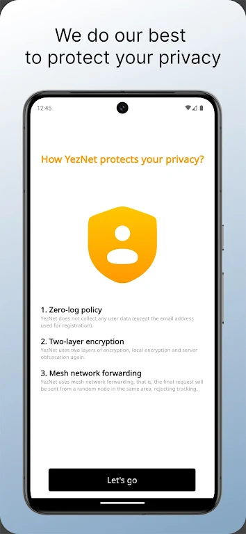 YezNet - Next generation VPN ဖန်သားပြင်ဓာတ်ပုံ 2