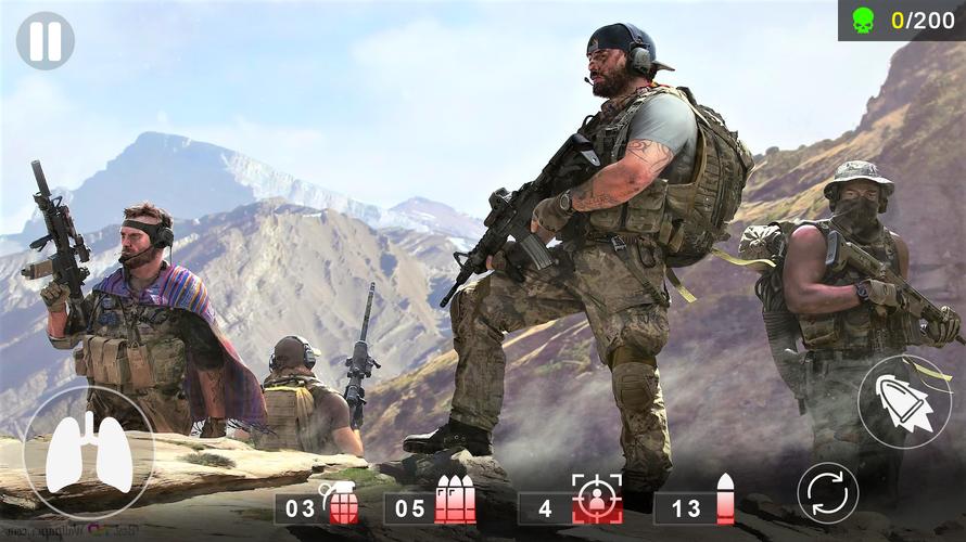 American Sniper Mission Games Captura de tela 3