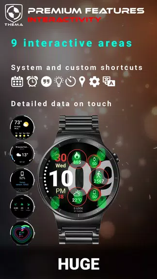 Huge Watch Face Ảnh chụp màn hình 2