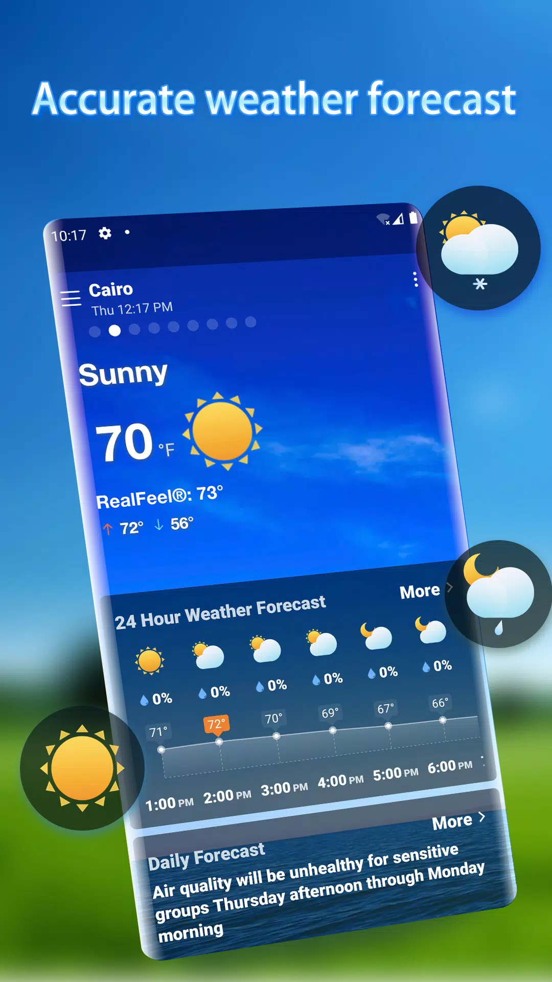 Local Weather Alerts - Widget Capture d'écran 0