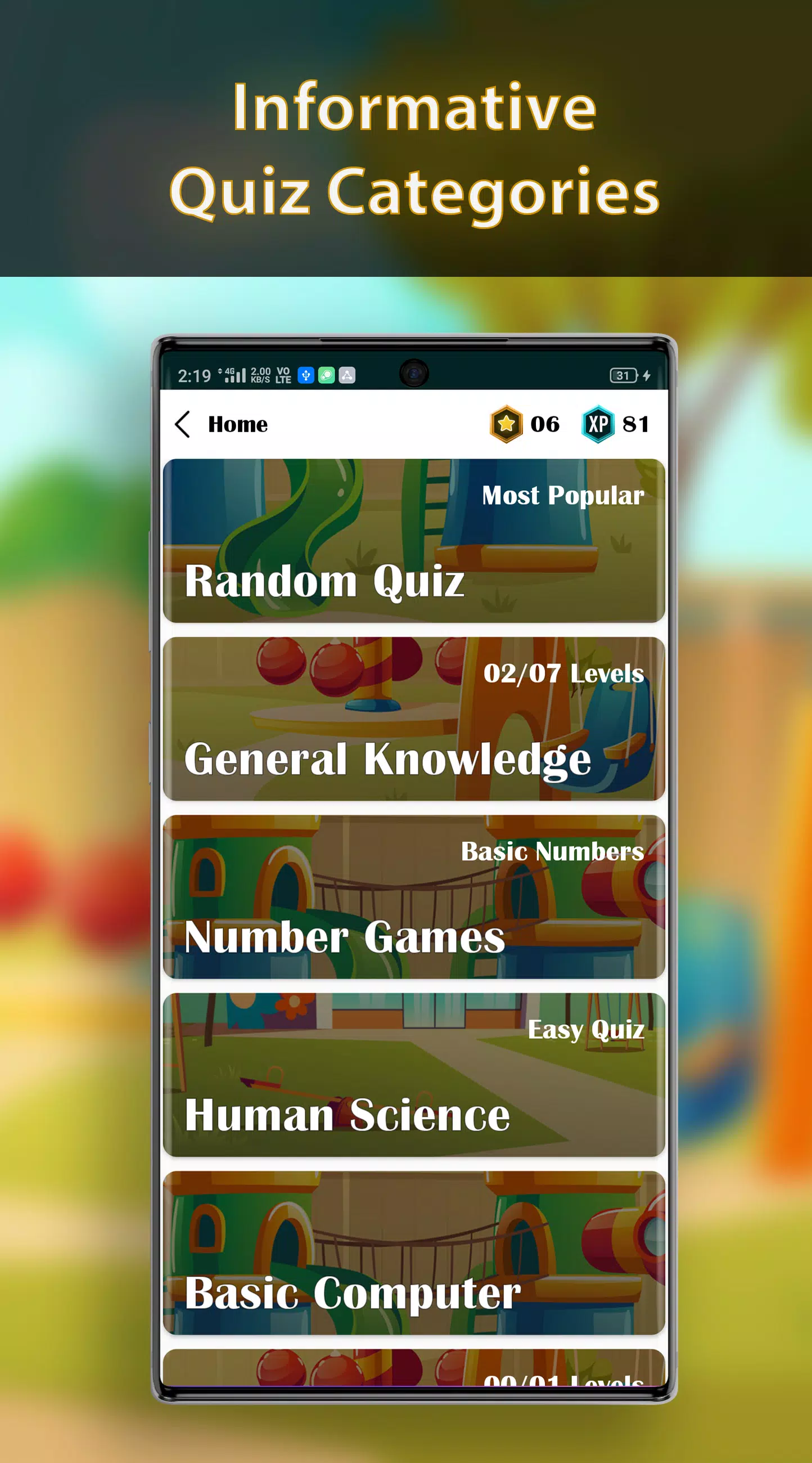 Kids Quiz Screenshot 1