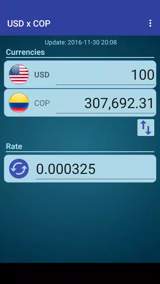 US Dollar to Colombian Peso Скриншот 0