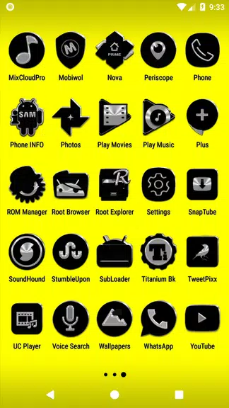 Schermata Black Icon Pack 2