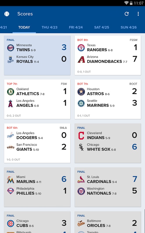 CBS Sports App: Scores & News Zrzut ekranu 0