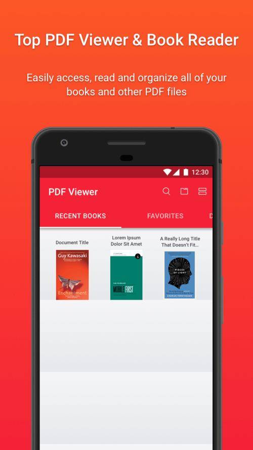 PDF Viewer & Book Reader ภาพหน้าจอ 0