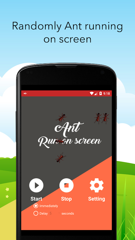 Ant Run on Screen Prank ဖန်သားပြင်ဓာတ်ပုံ 0