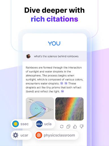 You.com AI Search and Browse Ảnh chụp màn hình 3