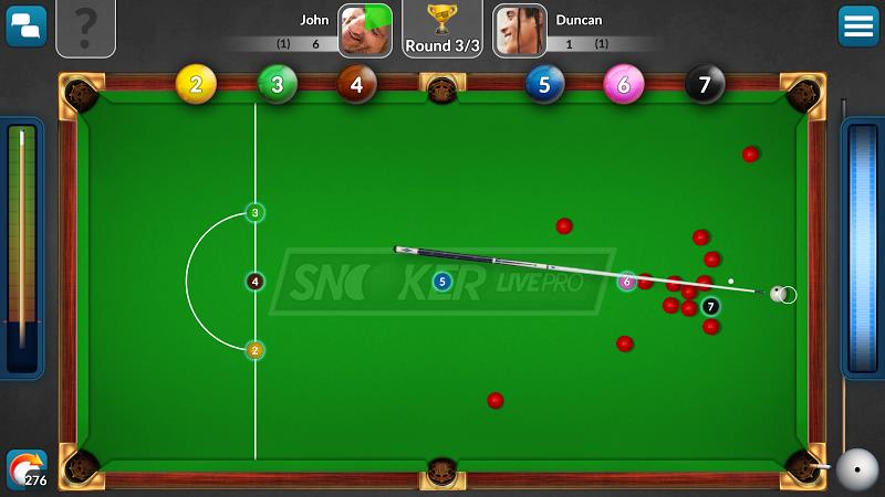 Snooker Live Pro & Six-red स्क्रीनशॉट 2