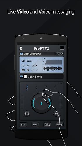 ProPTT2 Video Push-To-Talk Captura de pantalla 1