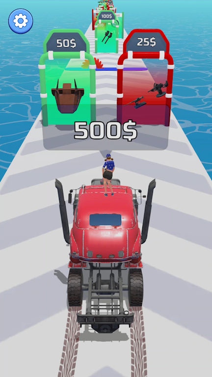 Car Evolution: Run Race 3D Screenshot 2