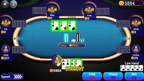 Omaha Poker Offline Скриншот 2