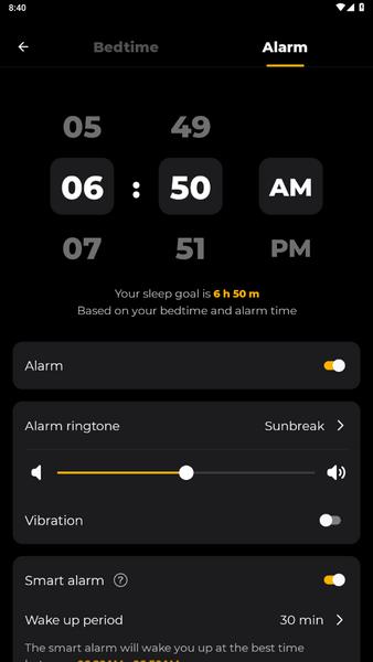 Sleep Tracker Captura de tela 1